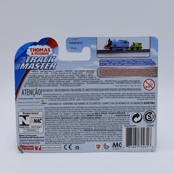 Ashima Trackmaster Push Along Diecast Train Engine Thomas & Friends 2018 New - Picture 9 of 9